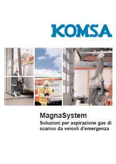 14-Catalogo-Magna-System Aspirazione gas di scarico Veicoli di Emergenza